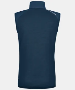 Shop ORTOVOX FLEECE GRID VEST W deepocean
