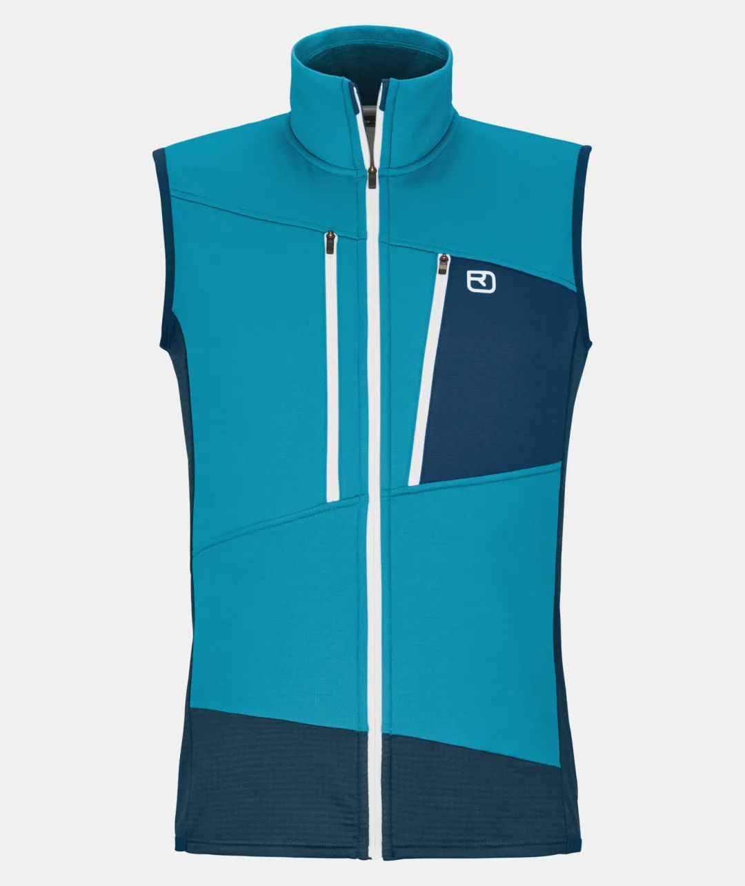 Cheap ORTOVOX FLEECE GRID VEST M mountainblue