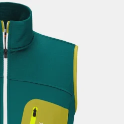 Flash Sale ORTOVOX FLEECE GRID VEST M pacificgreen