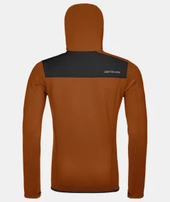 Online ORTOVOX FLEECE HOODY M bristlebrown