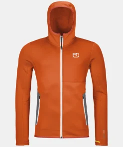 Best Sale ORTOVOX FLEECE HOODY M hotorange