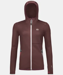 Fashion ORTOVOX FLEECE HOODY W winetasting
