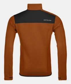 Shop ORTOVOX FLEECE JACKET M bristlebrown
