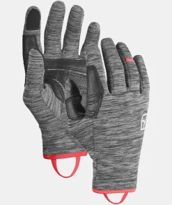 Outlet ORTOVOX FLEECE LIGHT GLOVE W blacksteelblend