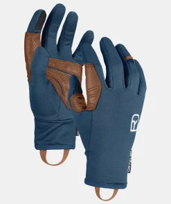 Best Sale ORTOVOX FLEECE LIGHT GLOVE M deepocean