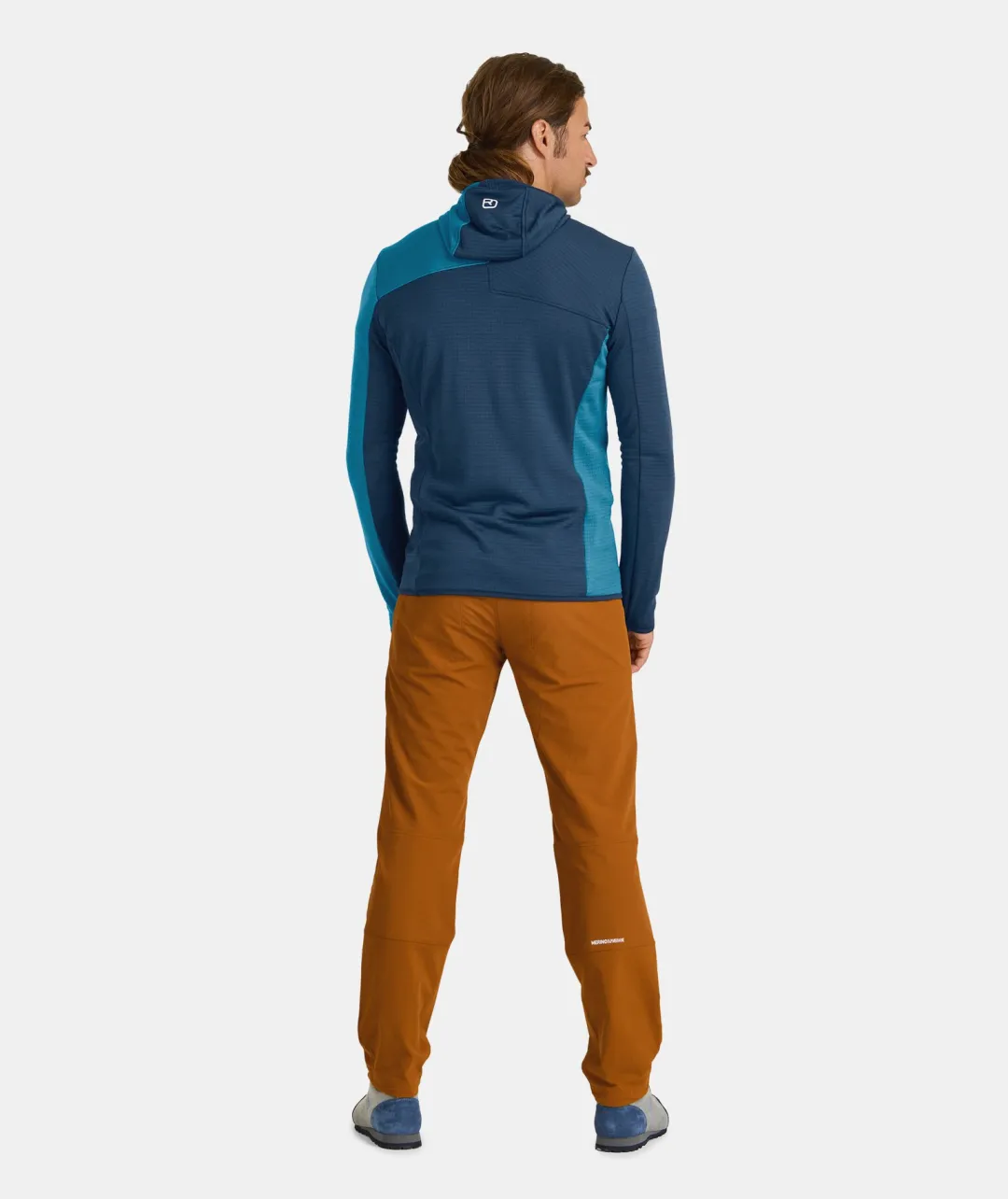 Shop ORTOVOX FLEECE LIGHT GRID ZN HOODY M darkarcticgrey
