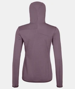 Cheap ORTOVOX FLEECE LIGHT GRID HOODED JKT W wildberry