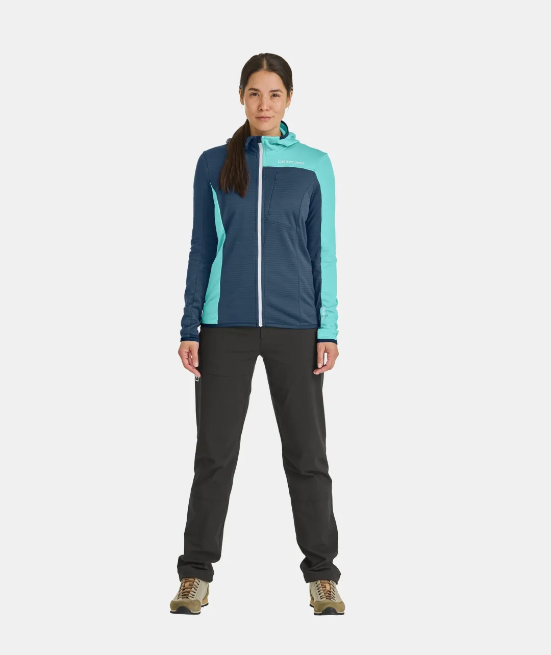 Cheap ORTOVOX FLEECE LIGHT GRID HOODED JKT W wildberry
