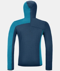 Store ORTOVOX FLEECE LIGHT GRID ZN HOODY M deepocean