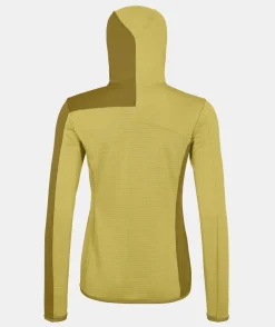 Fashion ORTOVOX FLEECE LIGHT GRID HOODED JKT W wabisabi