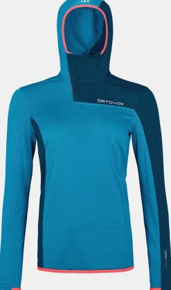 Outlet ORTOVOX FLEECE LIGHT GRID ZN HOODY W heritageblue