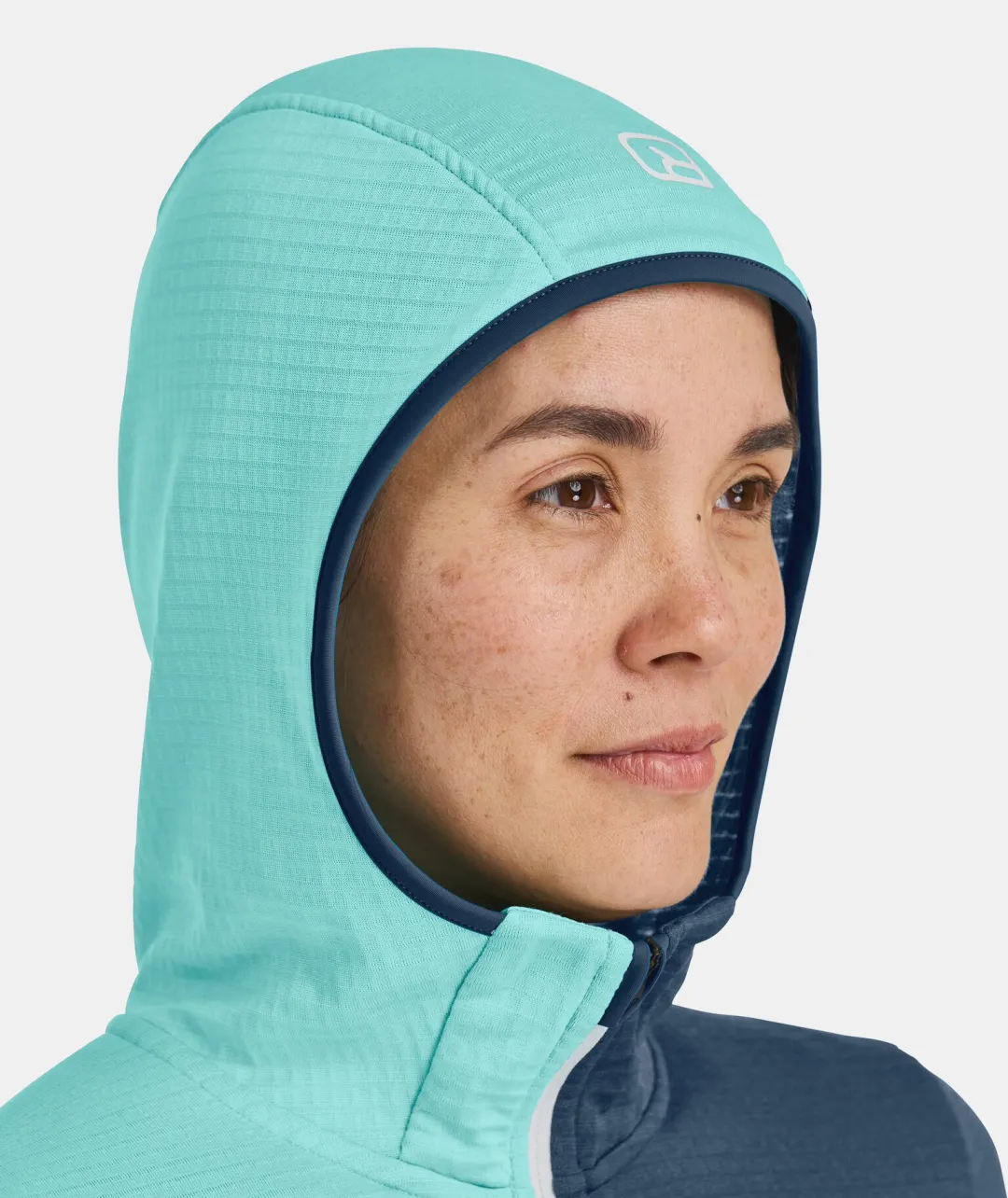 Clearance ORTOVOX FLEECE LIGHT GRID ZN HOODY W icewaterfall
