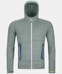 Cheap ORTOVOX FLEECE LIGHT HOODY M arcticgreyblend