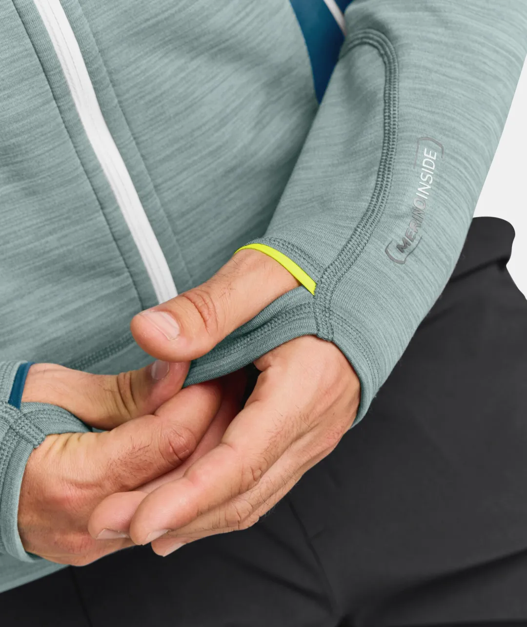 Cheap ORTOVOX FLEECE LIGHT HOODY M arcticgreyblend