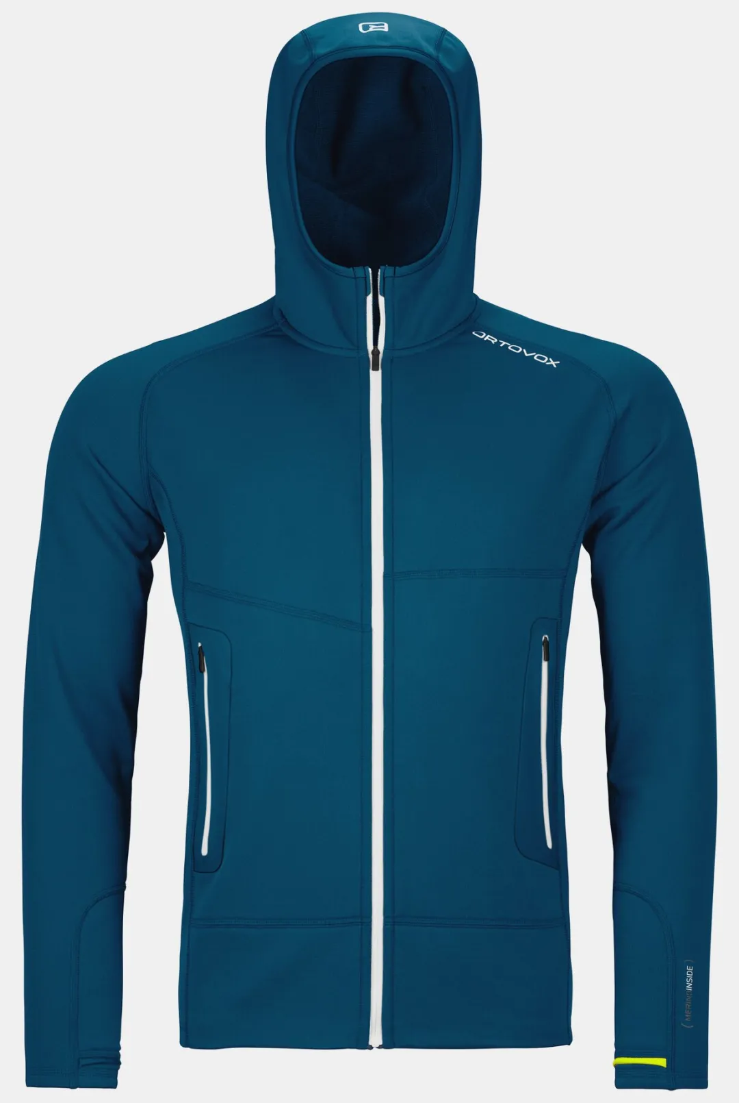 Online ORTOVOX FLEECE LIGHT HOODY M petrolblue
