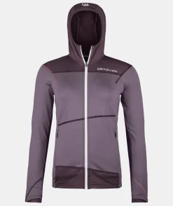 Discount ORTOVOX FLEECE LIGHT HOODY W wildberry