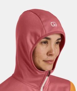 Discount ORTOVOX FLEECE LIGHT HOODY W wildberry
