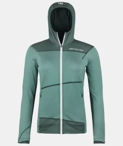 Clearance ORTOVOX FLEECE LIGHT HOODY W arcticgrey