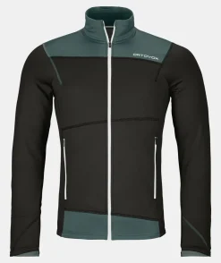 New ORTOVOX FLEECE LIGHT JACKET M blackraven
