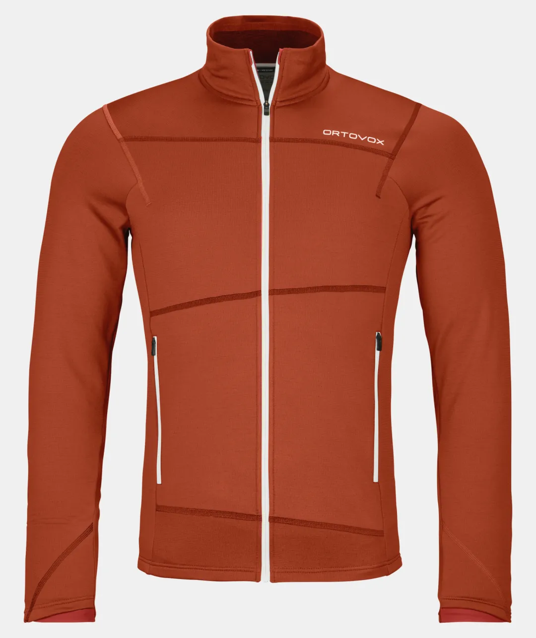 Outlet ORTOVOX FLEECE LIGHT JACKET M clayorange