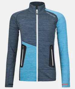 Best ORTOVOX FLEECE LIGHT JACKET W deepoceanblend