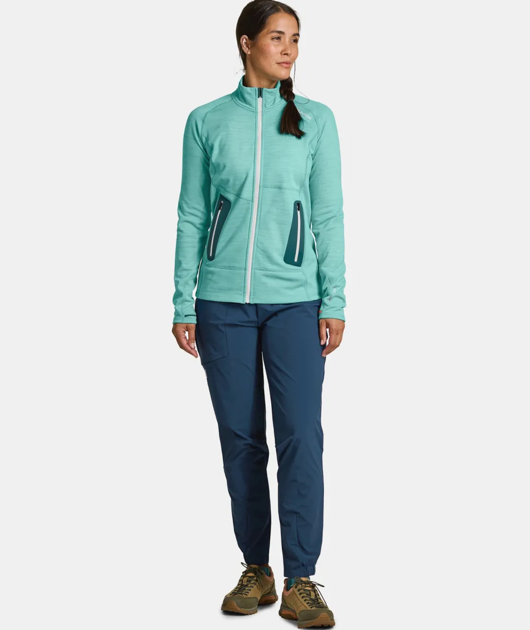 Hot ORTOVOX FLEECE LIGHT JACKET W icewaterfallblend