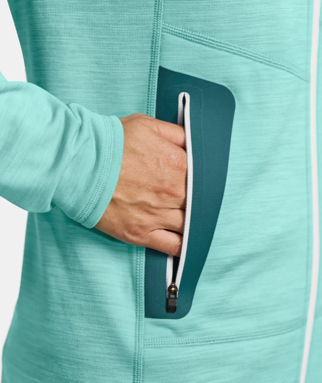 Hot ORTOVOX FLEECE LIGHT JACKET W icewaterfallblend