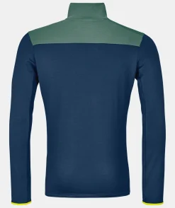 Cheap ORTOVOX FLEECE LIGHT ZIP NECK M deepocean