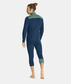 Shop ORTOVOX FLEECE LIGHT ZIP NECK M blackraven