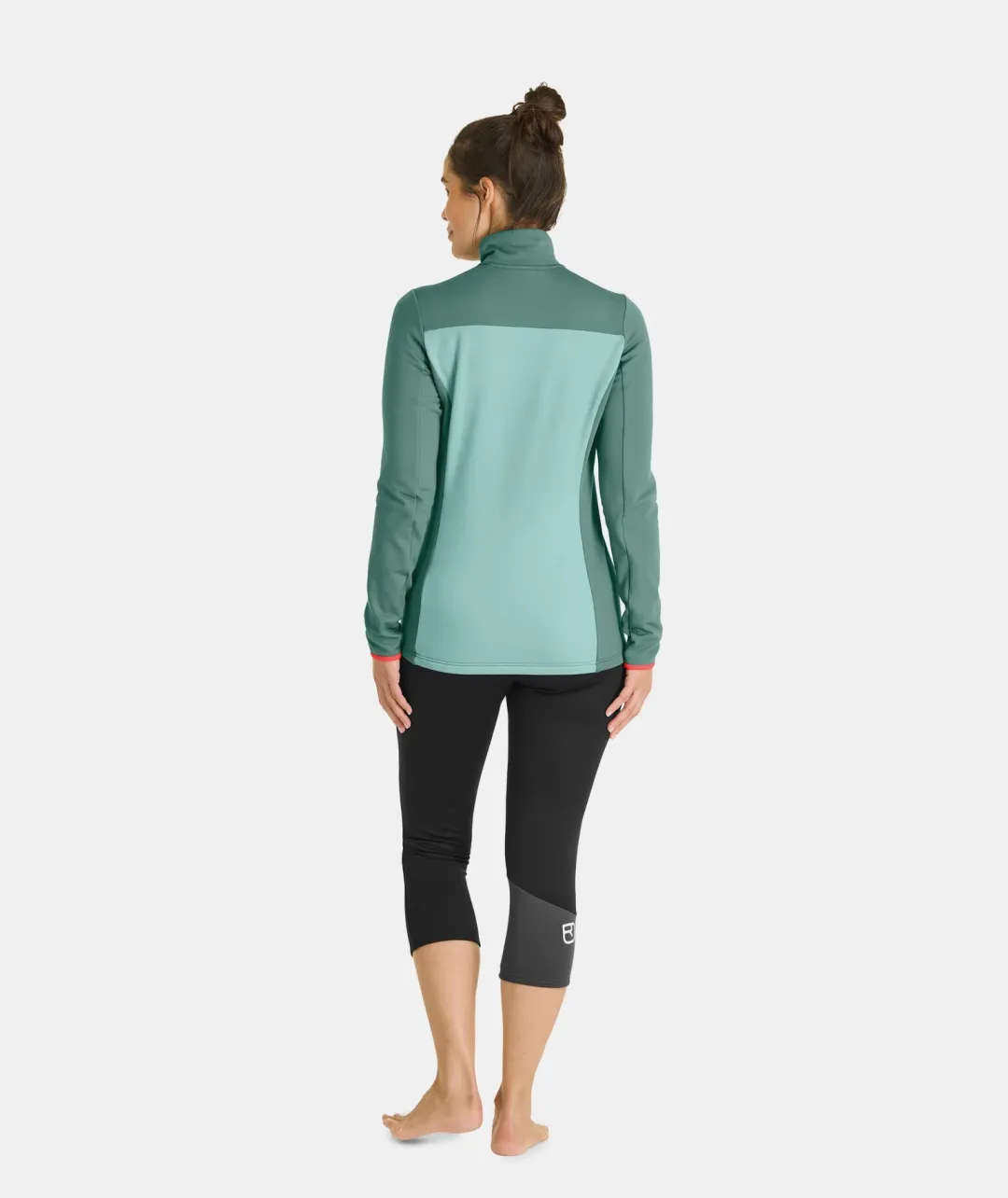 New ORTOVOX FLEECE LIGHT ZIP NECK W winetasting