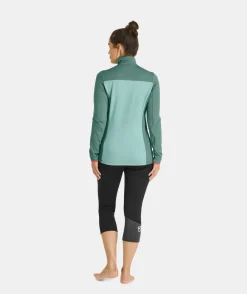 Best Sale ORTOVOX FLEECE LIGHT ZIP NECK W blackraven
