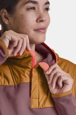 Outlet ORTOVOX FLEECE PLUS ANORAK W pacificgreen