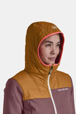 Store ORTOVOX FLEECE PLUS HOODY W petrolblue
