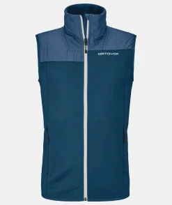 Discount ORTOVOX FLEECE PLUS VEST M petrolblue