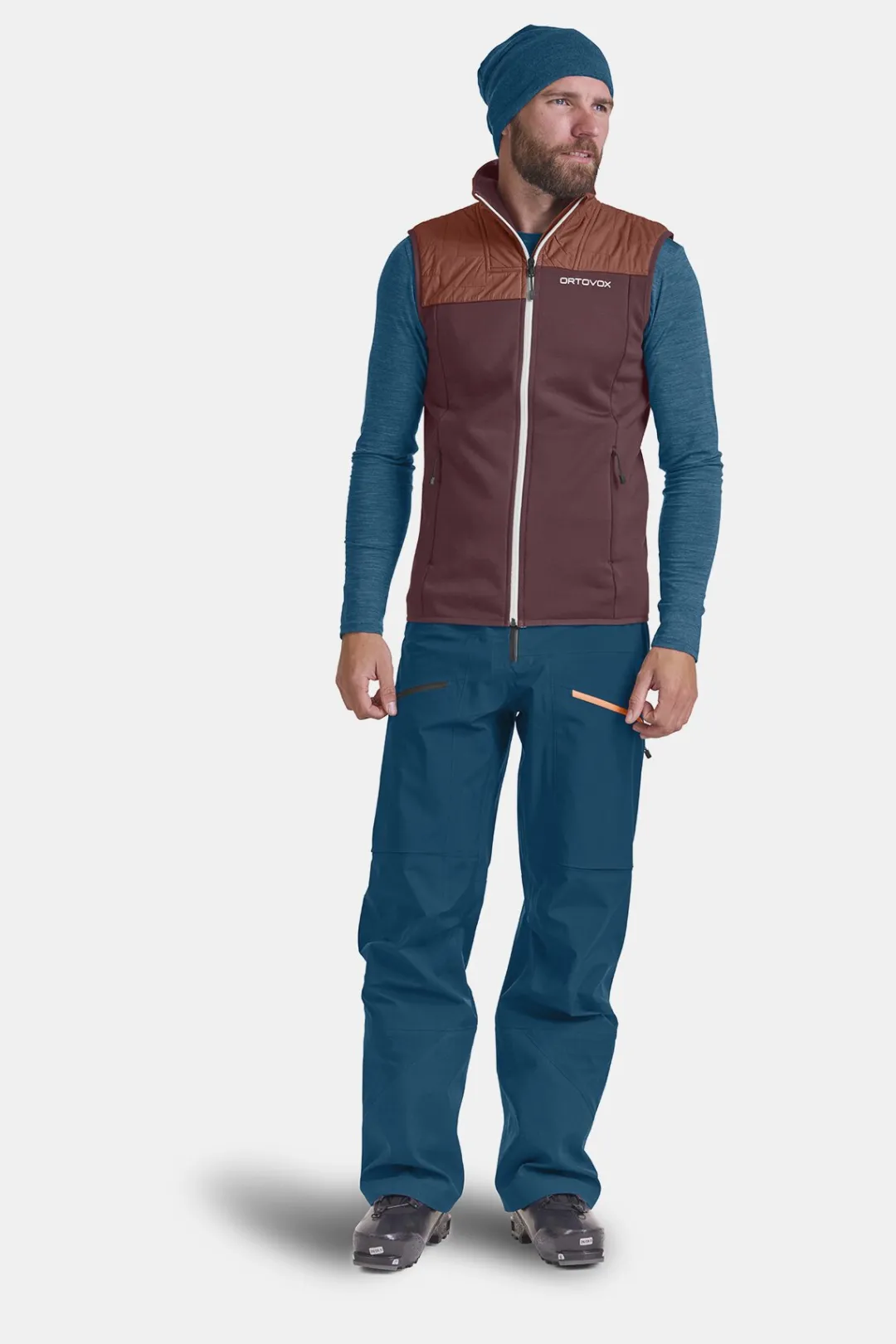 Discount ORTOVOX FLEECE PLUS VEST M petrolblue