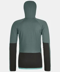 Sale ORTOVOX FLEECE RIB HOODY W darkarcticgrey