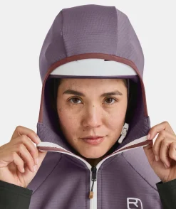 Sale ORTOVOX FLEECE RIB HOODY W darkarcticgrey