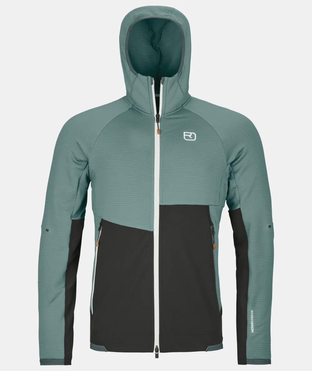 Cheap ORTOVOX FLEECE RIB HOODY M arcticgrey
