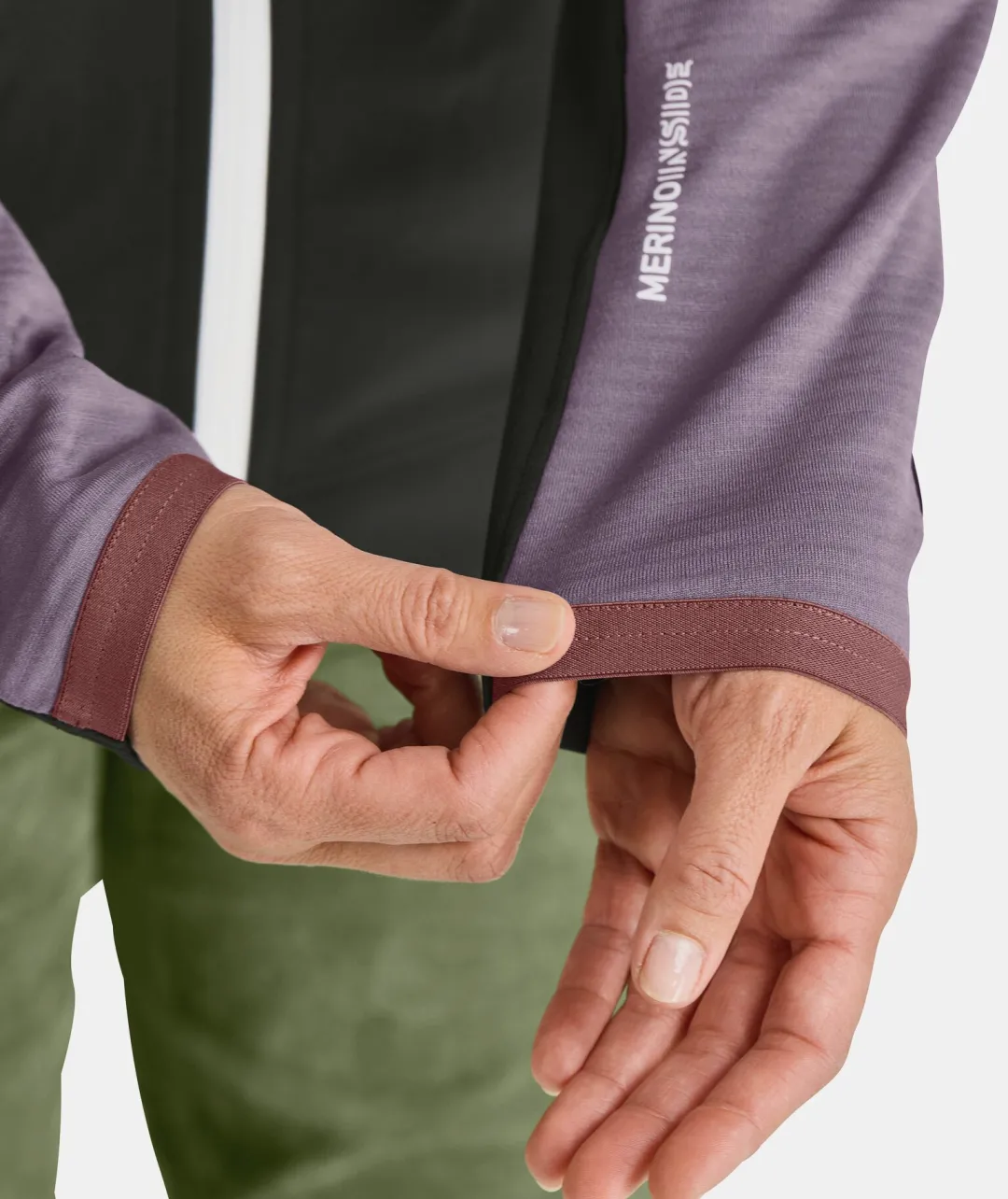 Shop ORTOVOX FLEECE RIB HOODY W wildberry