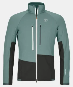 Fashion ORTOVOX FLEECE RIB JACKET M arcticgrey