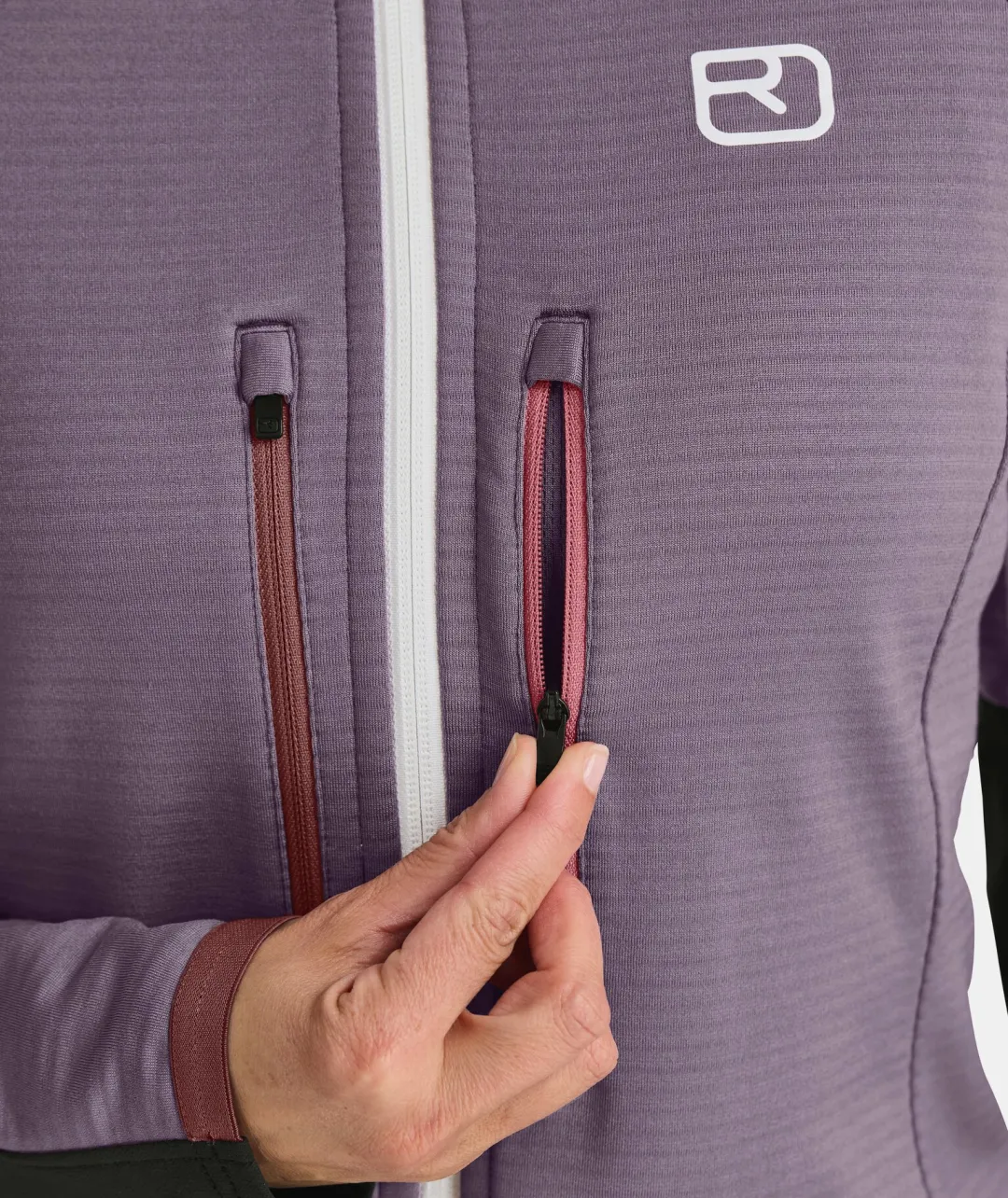 Shop ORTOVOX FLEECE RIB JACKET W wildberry