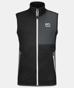 Clearance ORTOVOX FLEECE VEST M blackraven