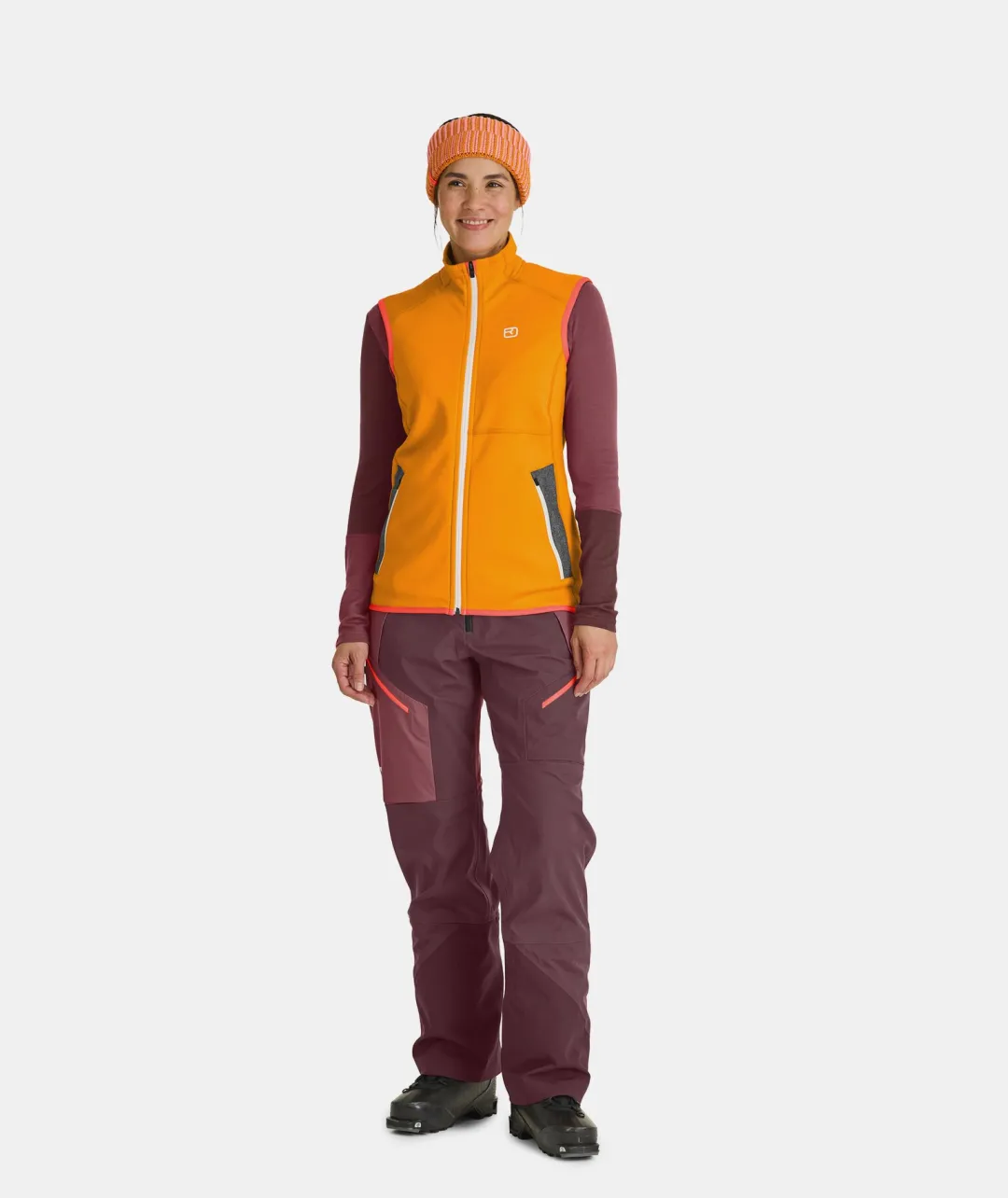 Clearance ORTOVOX FLEECE VEST W autumnleaves