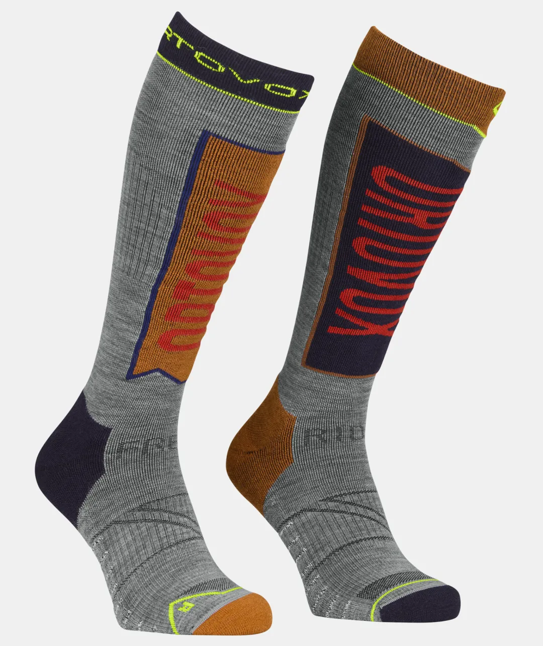 Discount ORTOVOX FREE RIDE LONG SOCKS M clayorange
