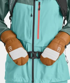 Cheap ORTOVOX FULL LEATHER MITTEN W bristlebrown