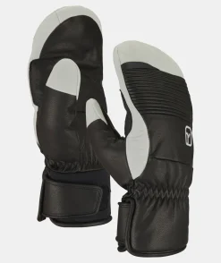 Hot ORTOVOX FULL LEATHER MITTEN M blackraven