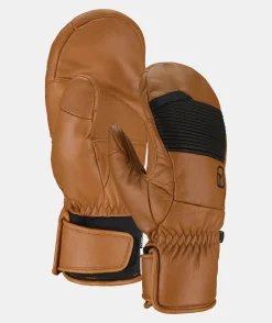 Discount ORTOVOX FULL LEATHER MITTEN M bristlebrown