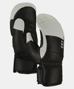 Sale ORTOVOX FULL LEATHER MITTEN W blackraven