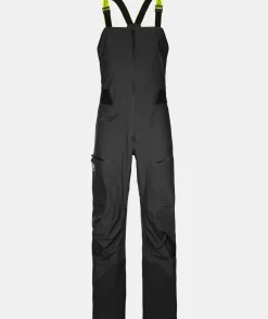 Shop ORTOVOX 3L DEEP SHELL BIB PANTS M blackraven
