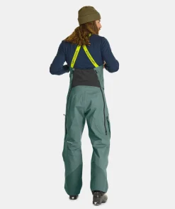 Shop ORTOVOX 3L DEEP SHELL BIB PANTS M blackraven